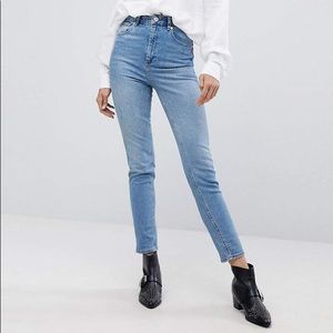ASOS • denim high waisted mom jeans
